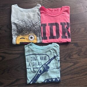 Bundle of 3 kids T-shirts  Size M / 7–8 Years